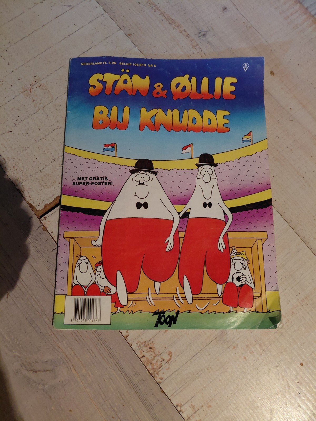 Stan & Ollie bij Knudde - Stripboek, Eén stripboek, Ophalen of Verzenden, Zo goed als nieuw