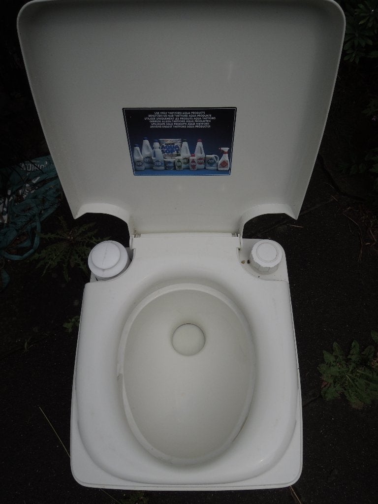 Porta Potti Campingtoilet Chemisch Toilet met Indicator, Caravans en Kamperen, Kampeeraccessoires, Ophalen, Gebruikt