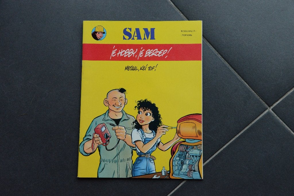 Sam. "Je hobby, je beroep. Metaal, kei tof"., Eén stripboek, Ophalen of Verzenden, Nieuw