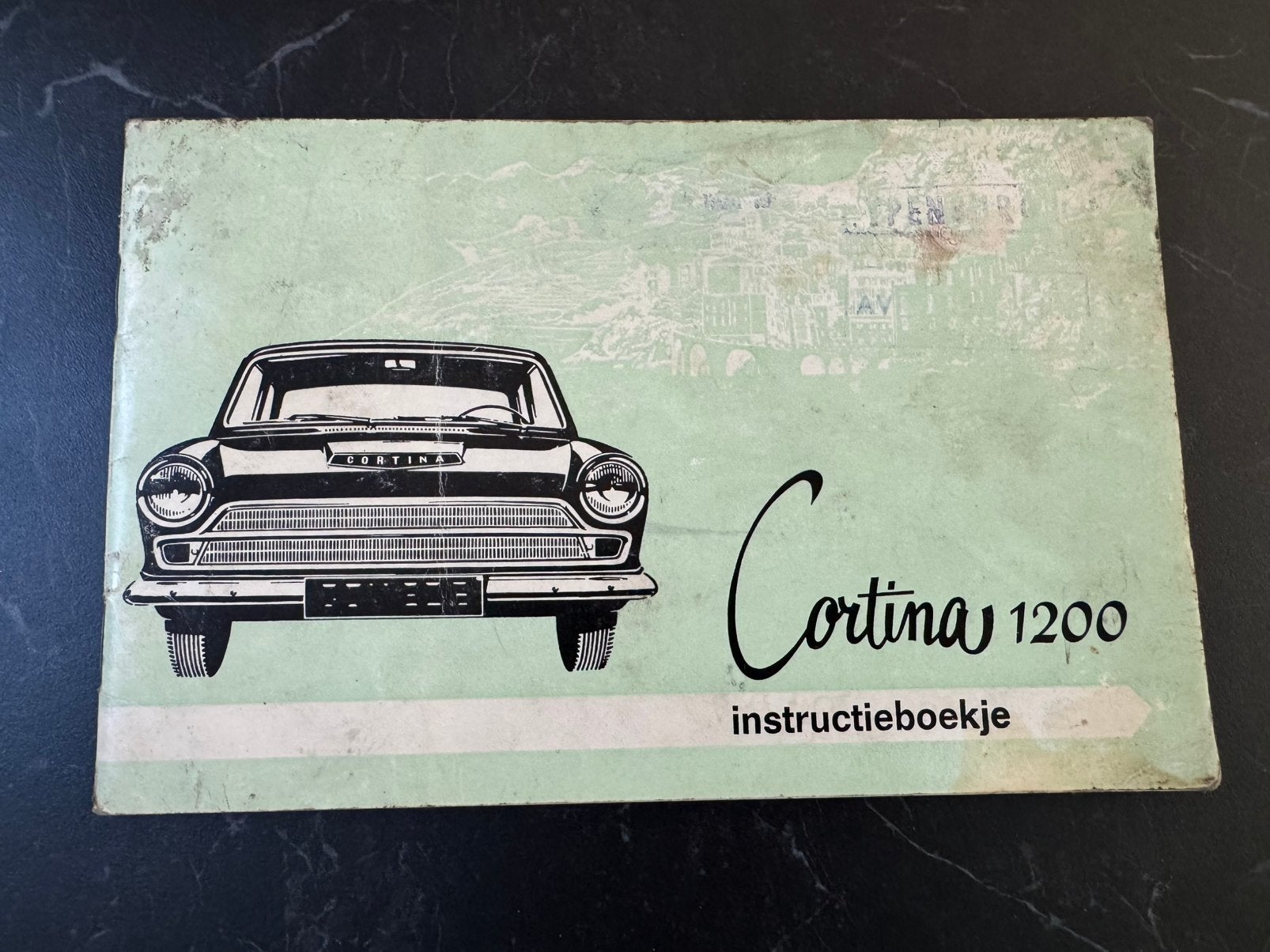 boek auto Ford Cortina 1200 instructieboekje 1972 oldtimer, Ophalen of Verzenden