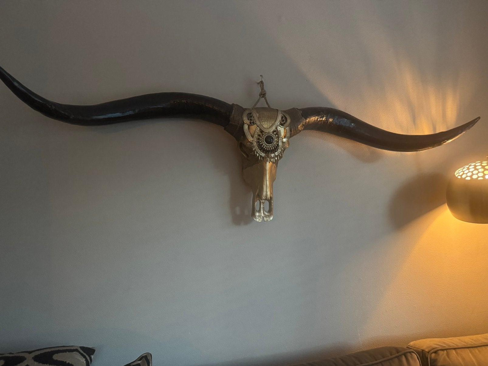 Skull goud groot en zwaar, Ophalen, Zo goed als nieuw