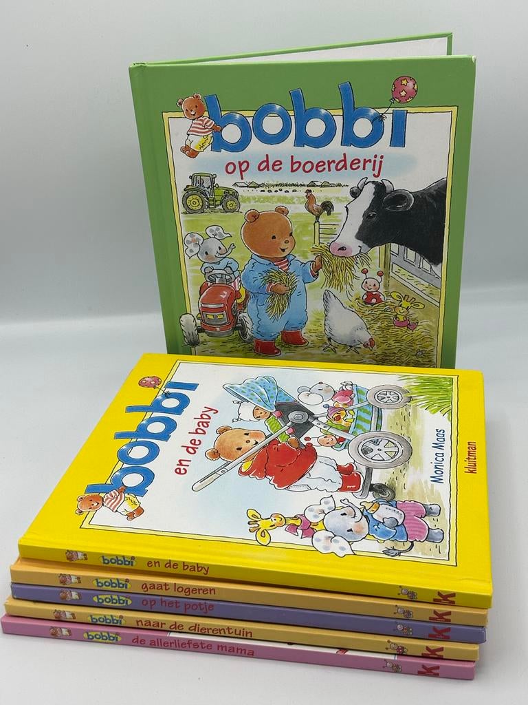 Bobbi Boekenset - 6 vrolijke verhalen voor peuters, Ophalen of Verzenden, Gelezen