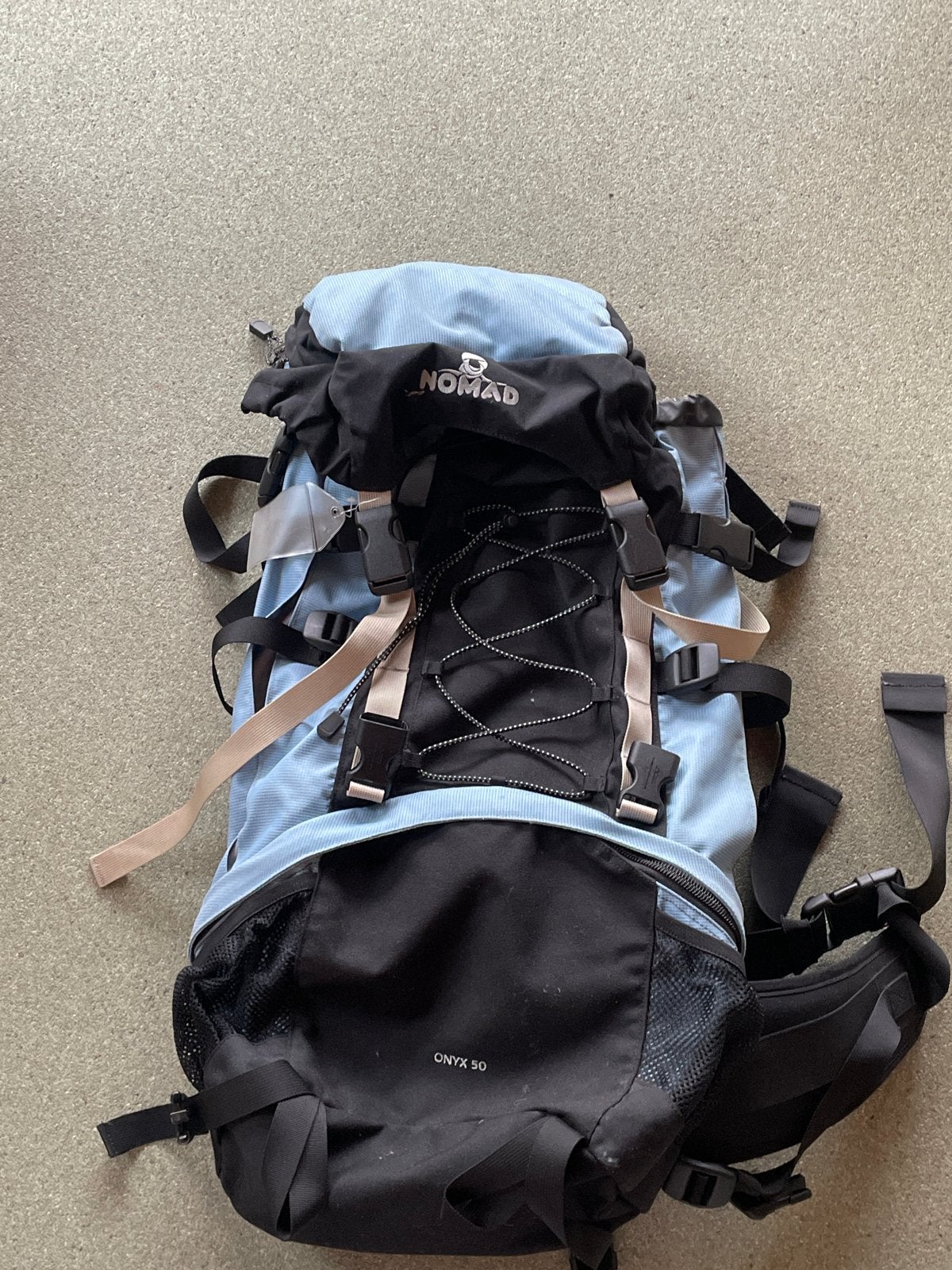 Nomad Onyx 50L Trekking Rugzak - Ideaal voor Avontuur, Nomad, Gebruikt, Ophalen of Verzenden, Trekking