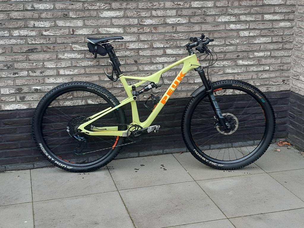 MTB Peijk Solanum Fully Carbon, Gebruikt, Fully, Schijfrem, Ophalen