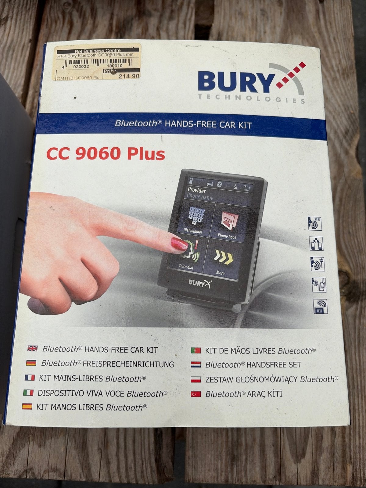 Nieuwe THB Bury Bluetooth Carkit CC 9060 Plus met Muziekfunc, Auto diversen, Carkits, Ophalen, Nieuw