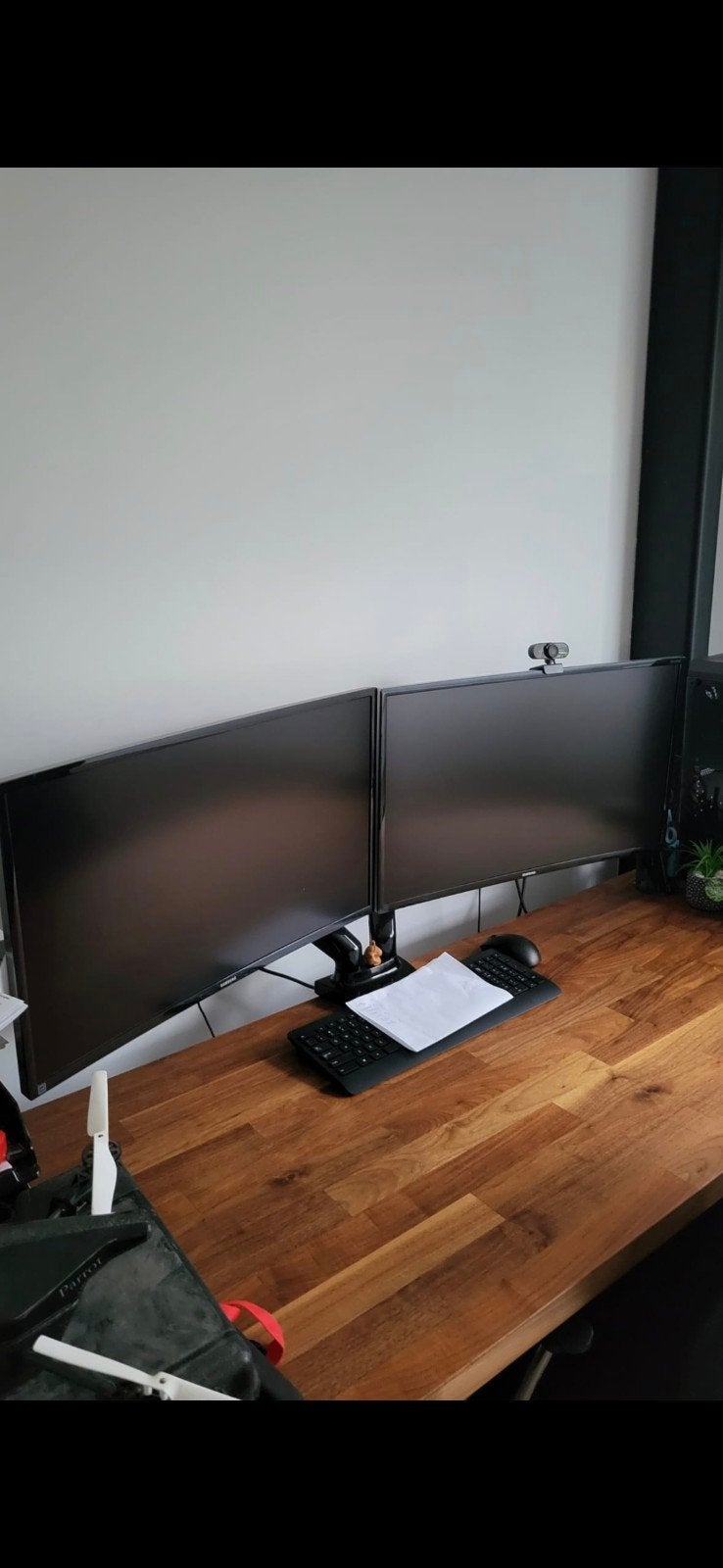 2x Samsung 27 inch monitor met standaard, Computers en Software, Monitoren, Ophalen, Full HD, 60 Hz of minder, HDMI
