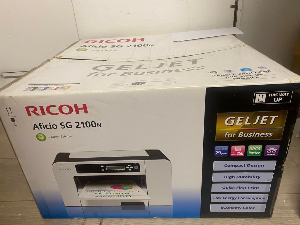 Nieuwe Ricoh aficio sg 2100N, Ophalen, Nieuw, Minder dan 45 cm