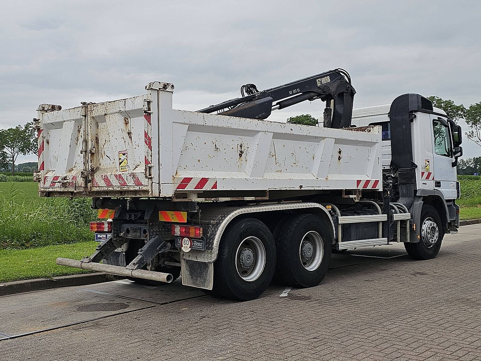 MERCEDES-BENZ ACTROS 2632 mp3 6x4 hiab 122b-2, Automaat, Euro 5, Traction-control, 320 pk