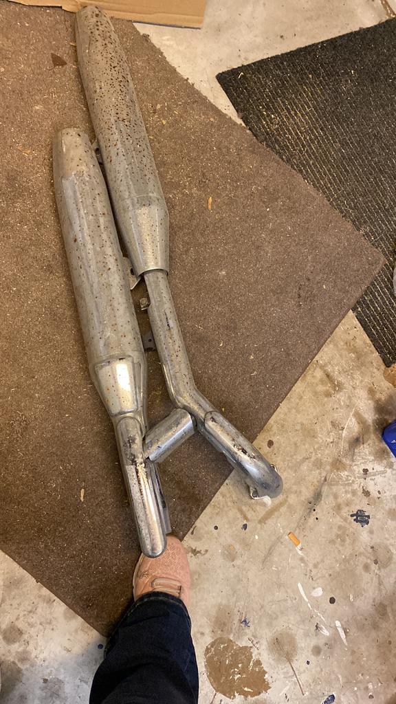 Uitlaat motor, Ophalen, Gebruikt