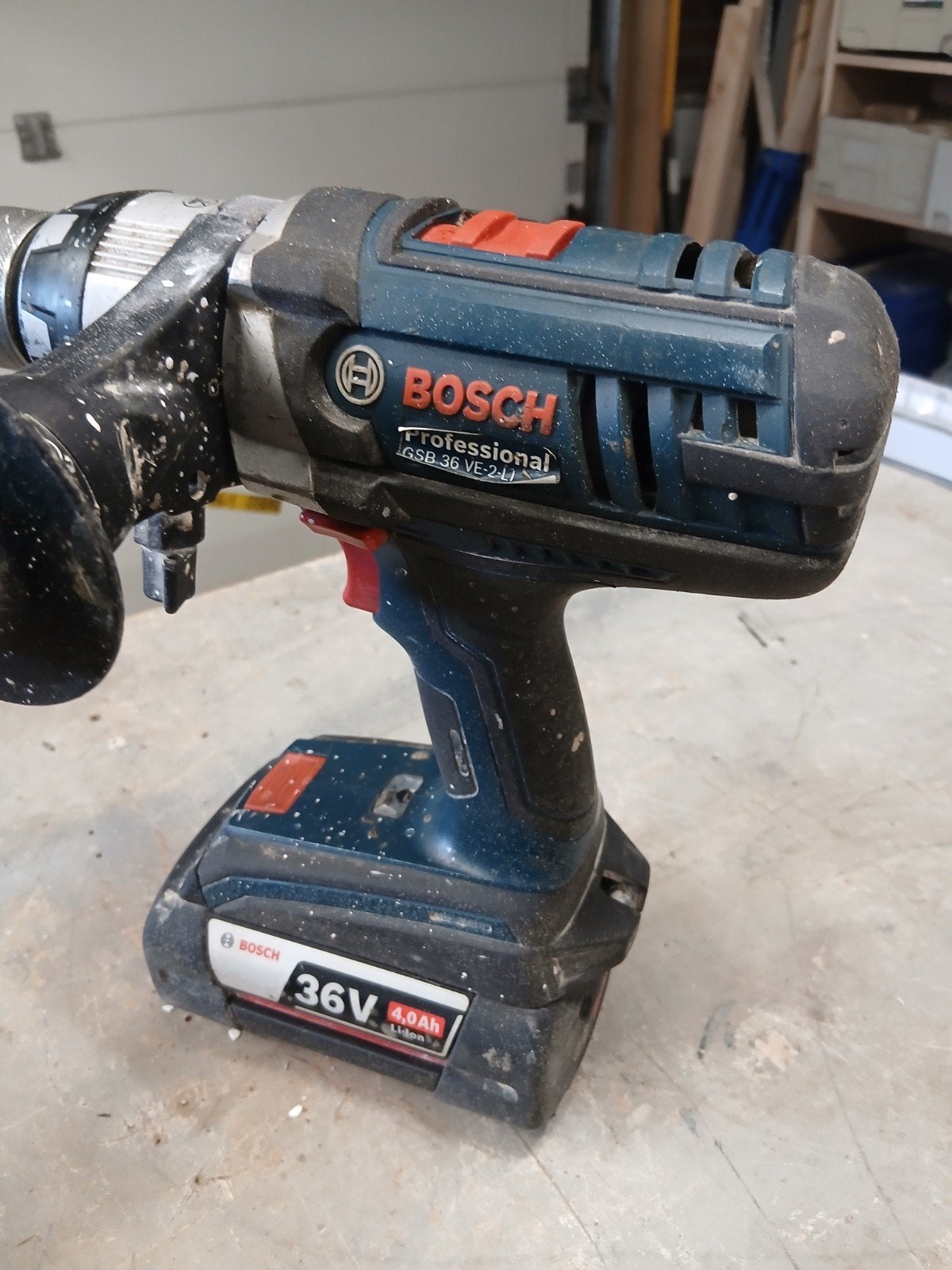 Bosch 36v gsb accu klopboor, Ophalen of Verzenden, Boormachine