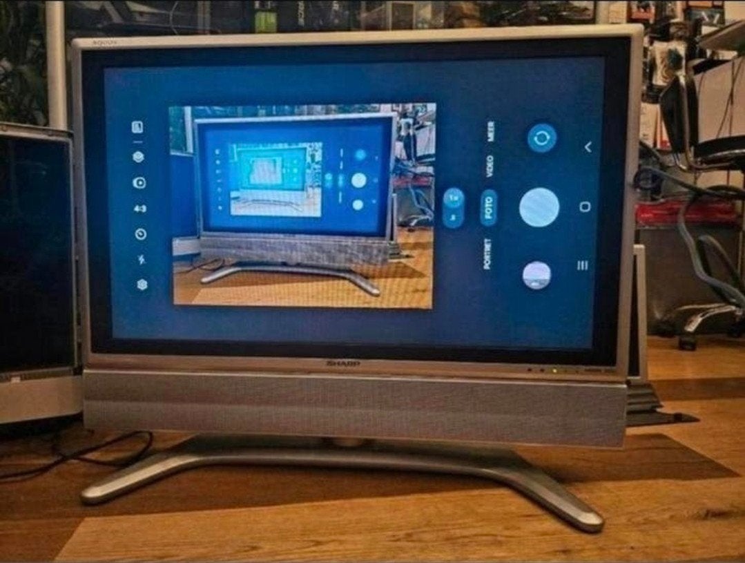 Sharp LC-32GA6E Retro LCD TV - 32 inch (82cm) Televisie, Audio, Tv en Foto, Televisies, Ophalen, Gebruikt, 50 Hz, LCD