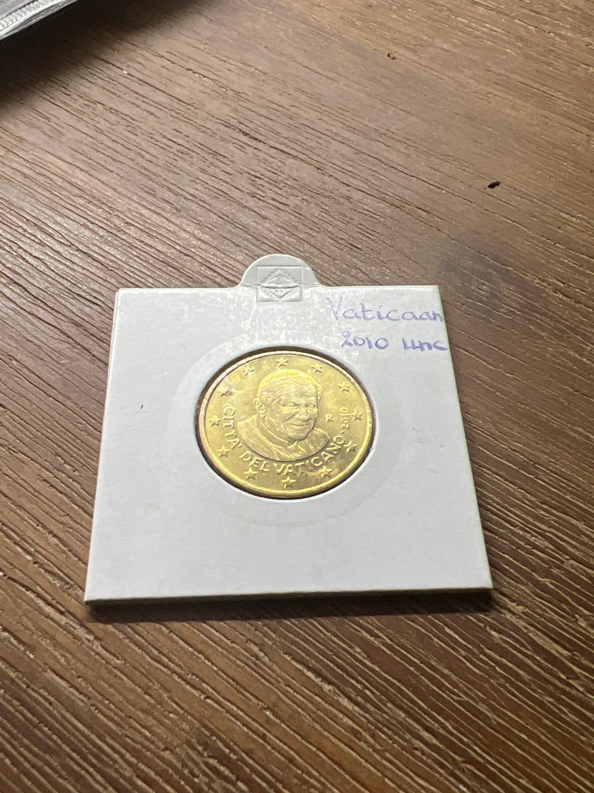 Vaticaanstad 50 cent munt 2010, Ophalen of Verzenden, Vaticaanstad, 50 cent, Losse munt
