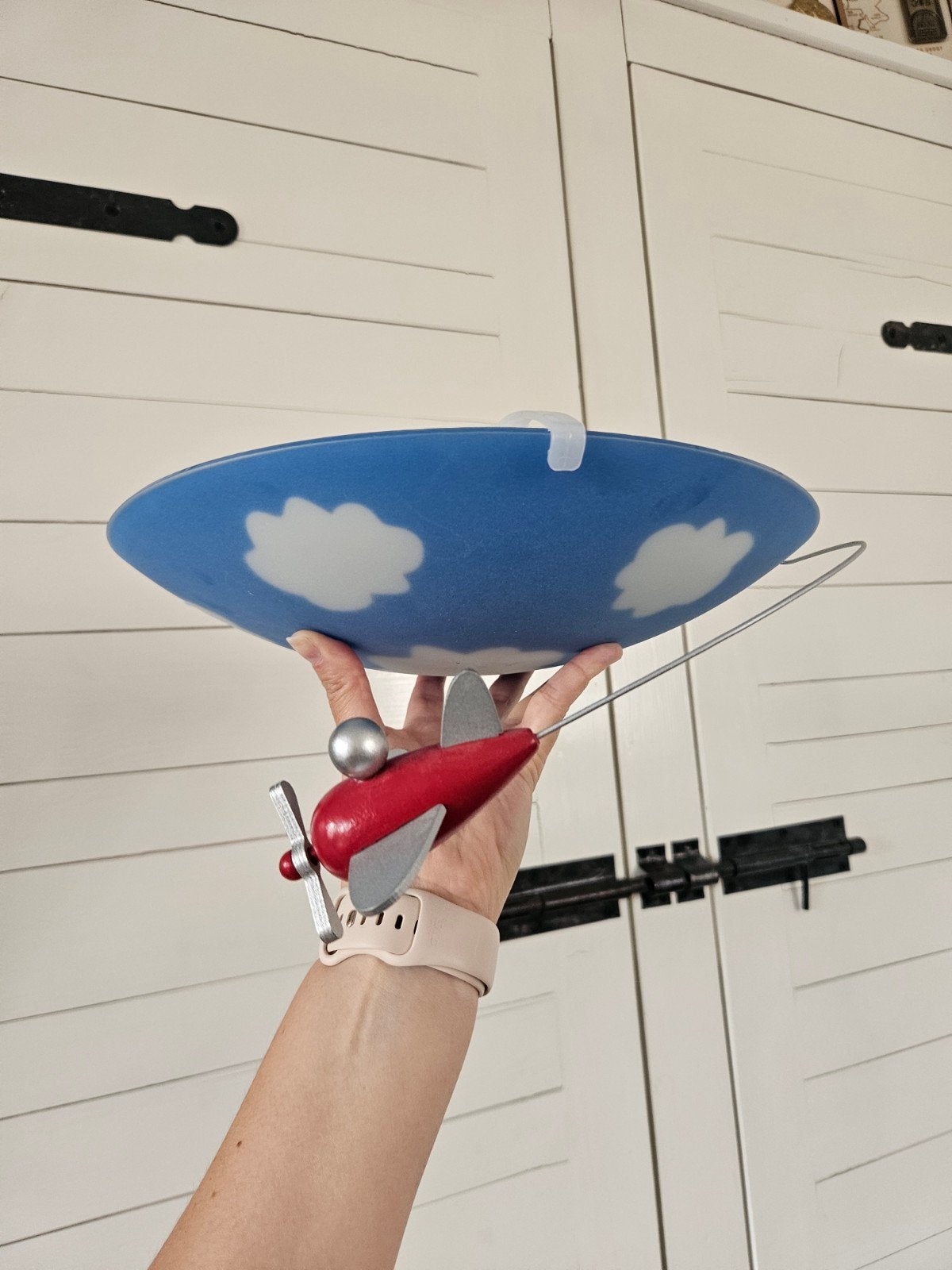 Philips Kinder Plafondlamp Vliegtuig Wolken - Inclusief Lamp, Kinderen en Baby's, Kinderkamer | Inrichting en Decoratie, Ophalen
