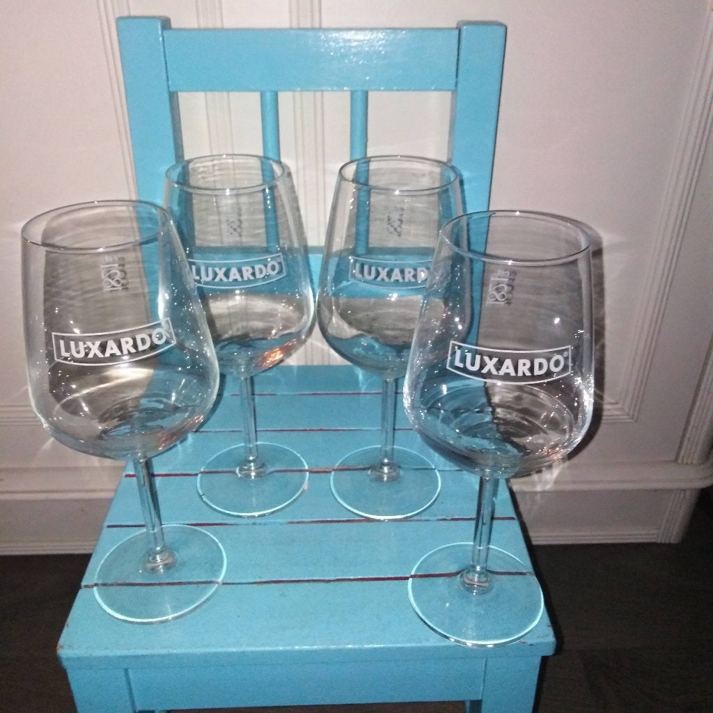 Luxardo est. 1821 Limoncello glazen 4 stuks, Ophalen, Glas of Glazen, Overige stijlen, Glas