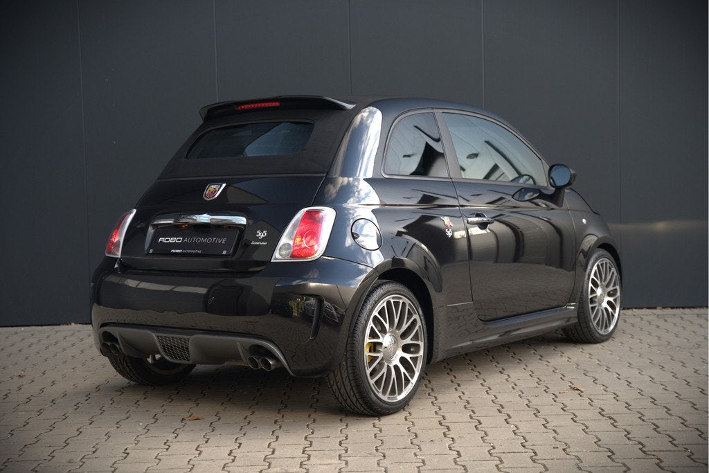 Abarth 500 C 1.4 T-Jet Abarth 595 Turismo | Stoelverwarming, Auto's, Abarth, Voorwielaandrijving, Euro 5, 15 km/l, Zwart
