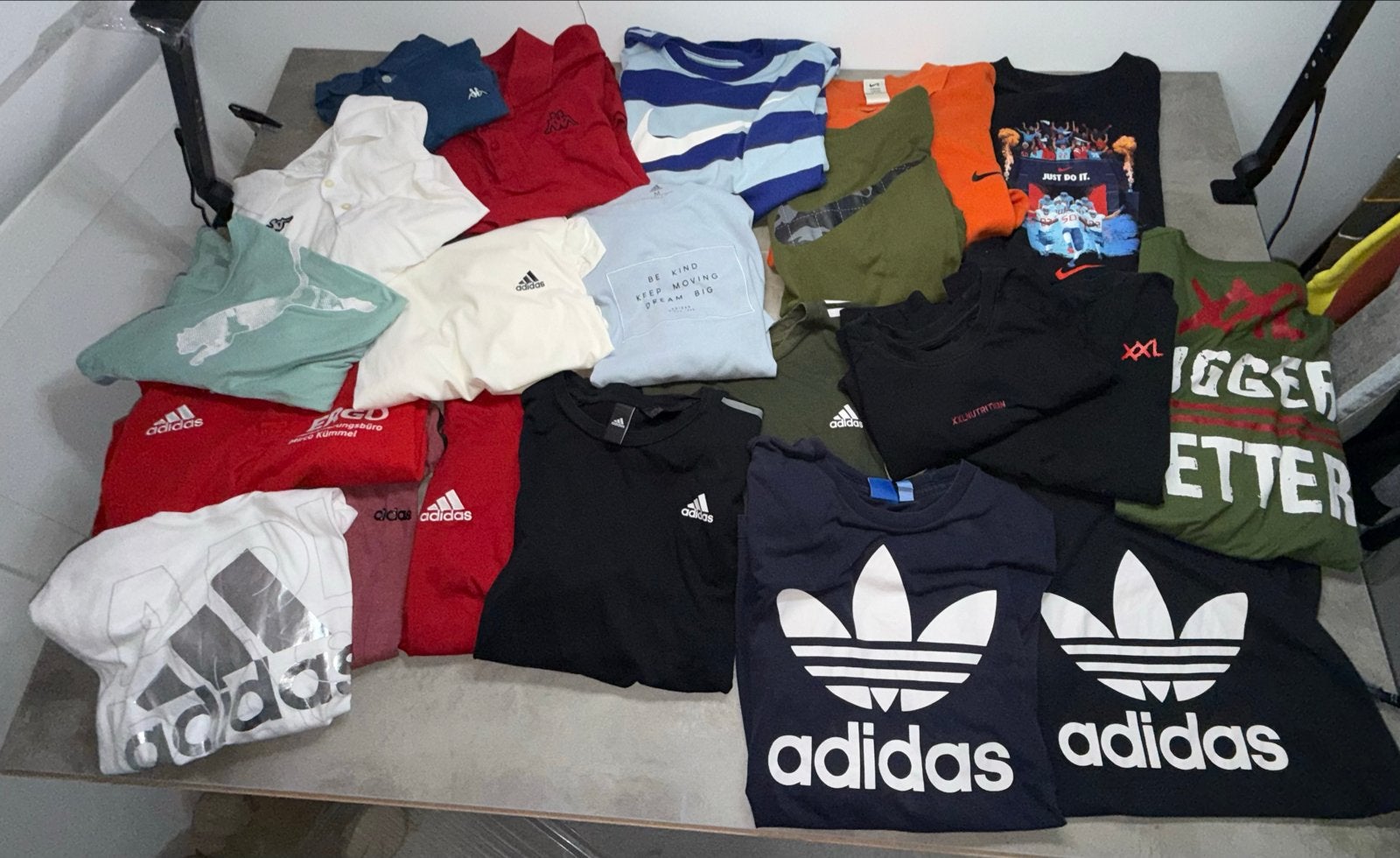 Partij Sportkleding ️ Adidas Nike Kappa XXL Nutrition, Kleding | Heren, Ophalen of Verzenden, Gedragen, Overige maten, Zwart