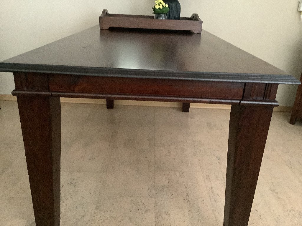 Te Koop Eiken Eettafel, Ophalen, Eikenhout, 50 tot 100 cm, Zo goed als nieuw