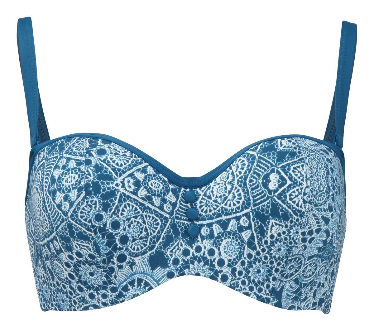 Nieuwe bandeau bikiniset van Panache, maat 70E/38 en 70E/36, Kleding | Dames, Badmode en Zwemkleding, Nieuw, Bikini, Blauw, Ophalen of Verzenden