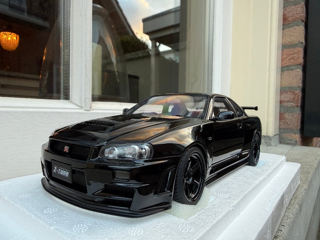 1:18 Nissan Skyline R34 GT-R Nismo Z-Tune zwart Autoart, Auto, Autoart, Nieuw, Ophalen of Verzenden
