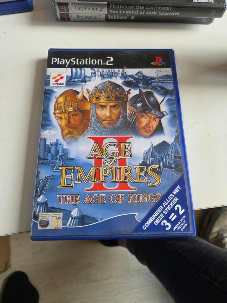 Ps2 age of empires II the age of kings, Spelcomputers en Games, 1 speler, Ophalen of Verzenden, Zo goed als nieuw, Strategie en Constructie