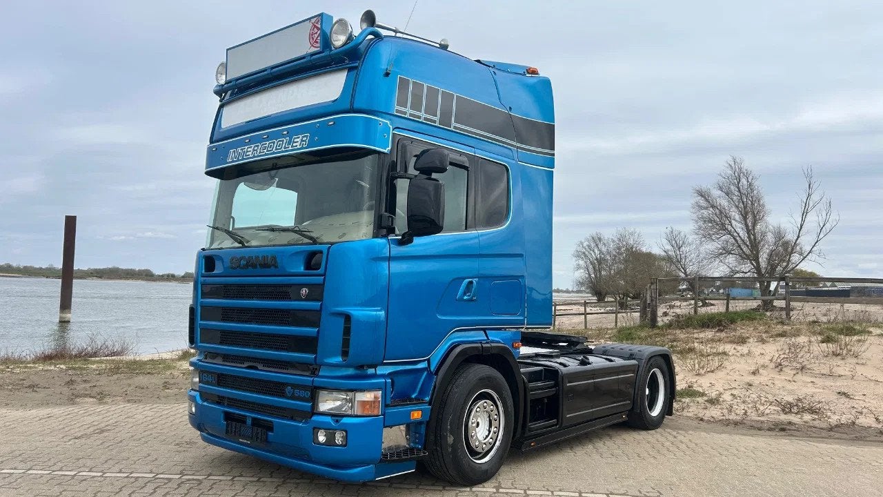 Scania R164-580 V8 Topline | handgeschakeld | special interi, Auto's, Achterwielaandrijving, Scania, 580 pk, Te koop