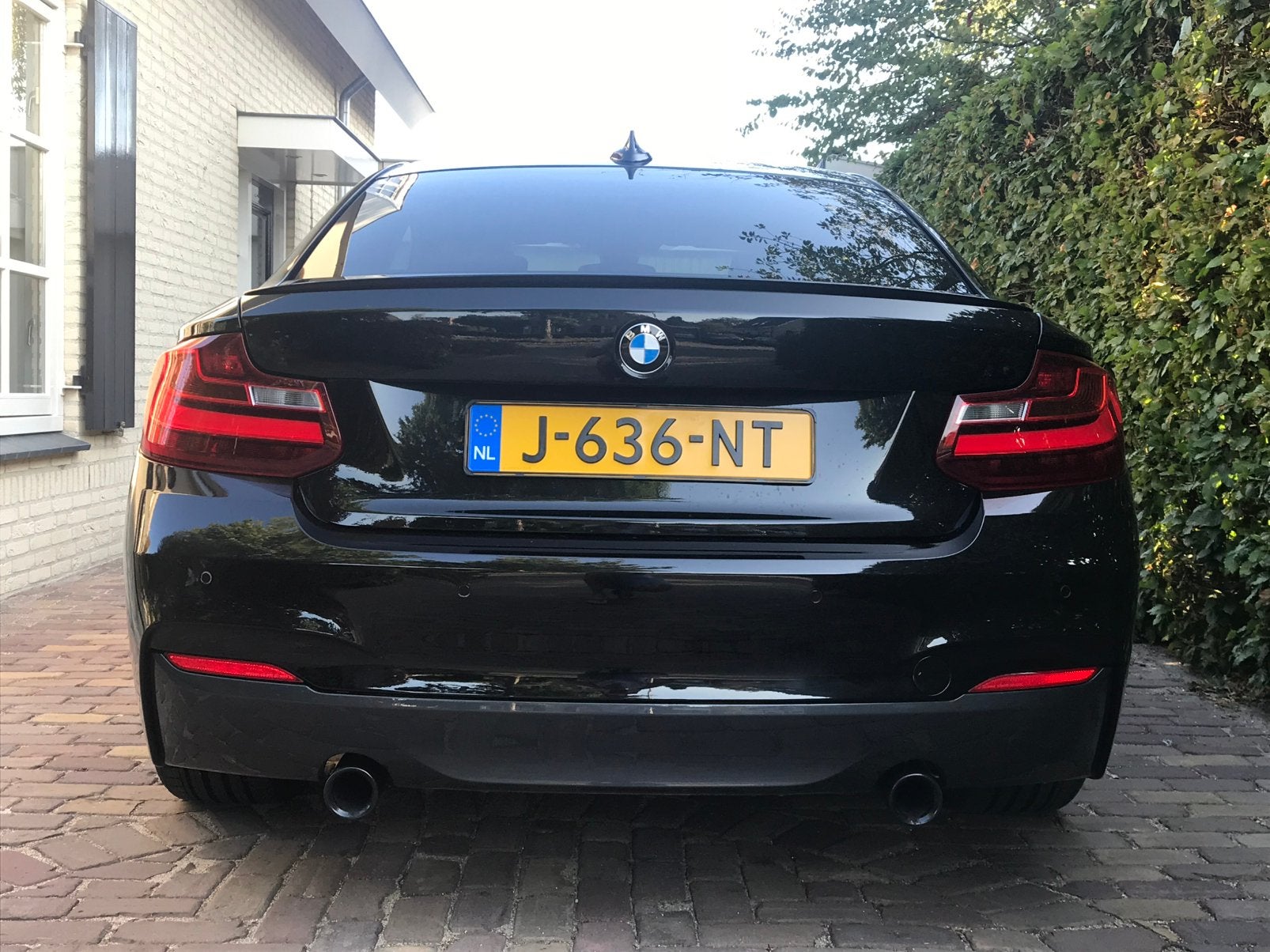 BMW M235i X-drive 2015, Auto's, Zwart, 4 stoelen, Zwart, Vierwielaandrijving