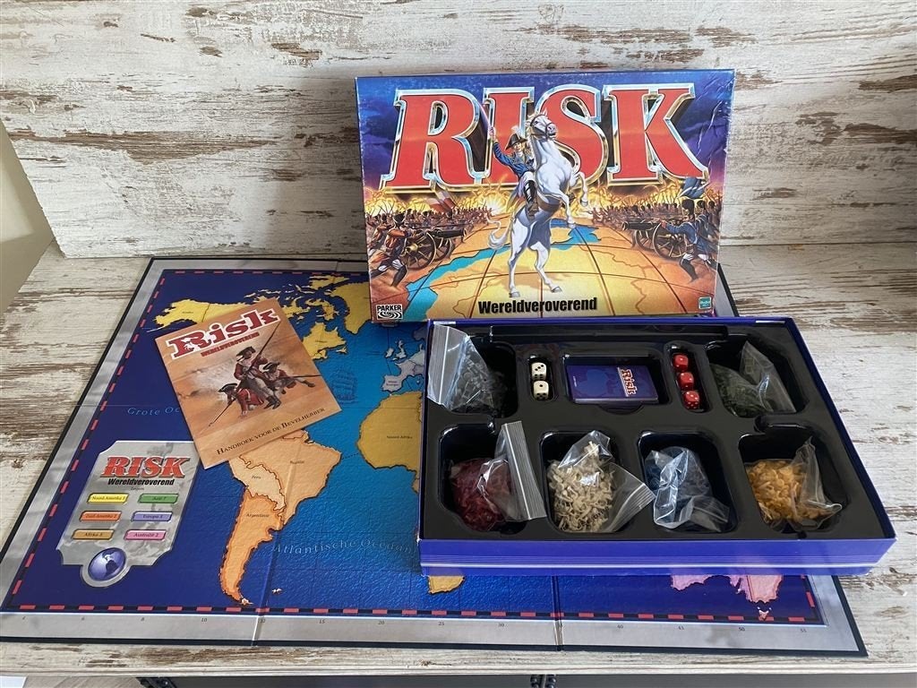 Risk wereldveroverend parker [s970], Hobby en Vrije tijd, Gezelschapsspellen | Bordspellen, Verzenden, Zo goed als nieuw