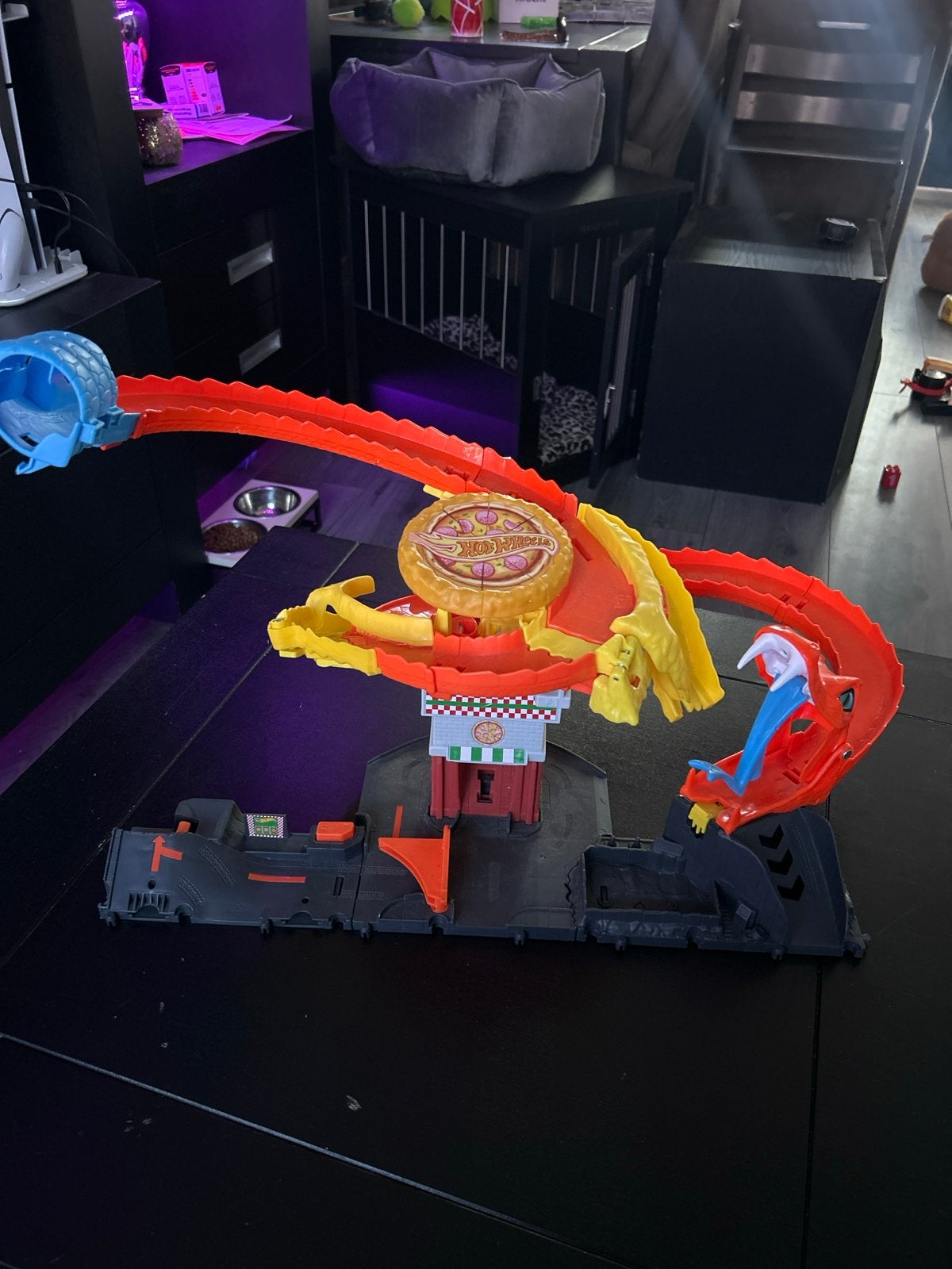 Hot Wheels Pizza Cobra Attack Speelset, Ophalen of Verzenden, Gebruikt, Jongen of Meisje