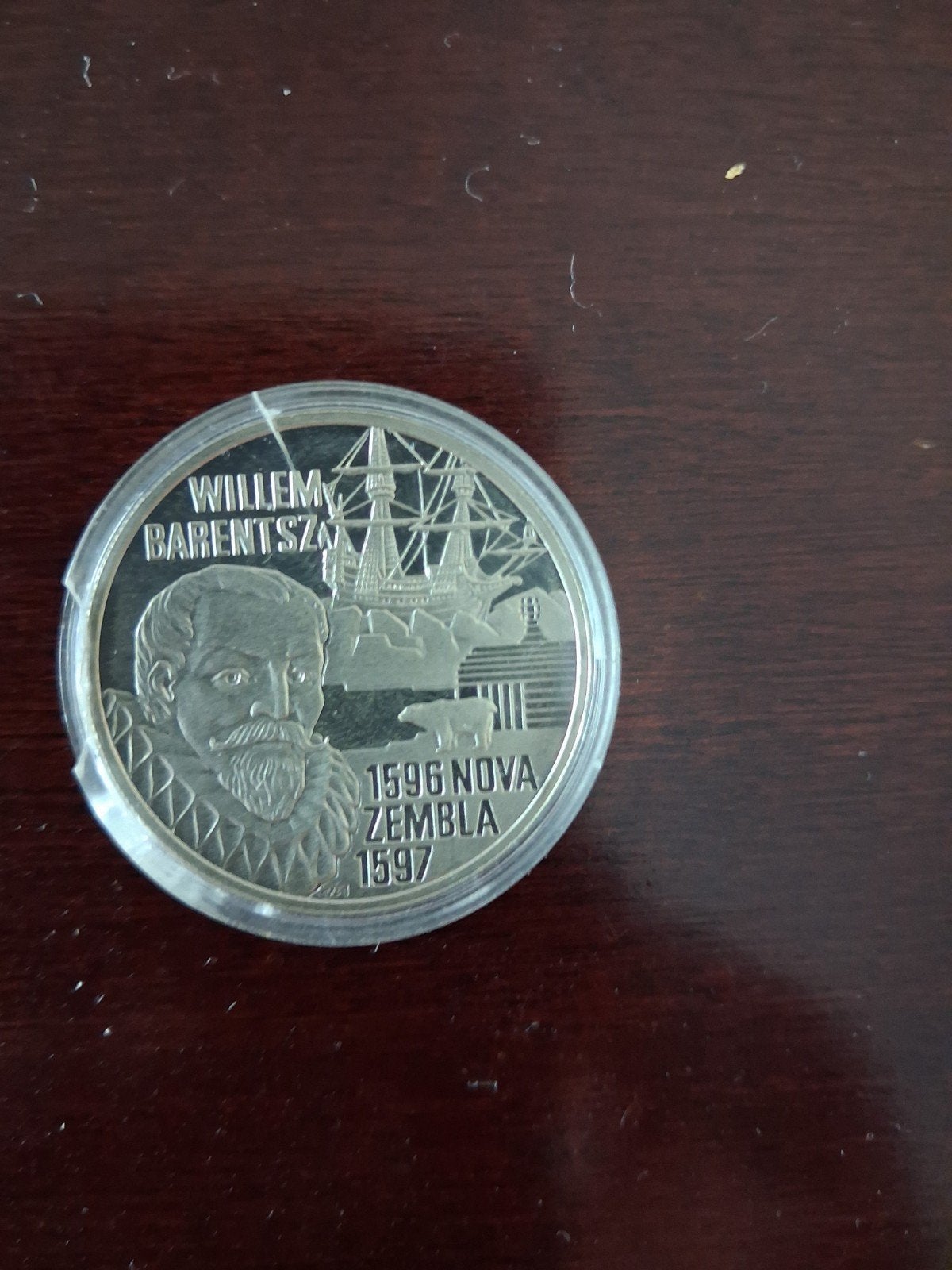 Willem Barendsz. 20 euro munt, Ophalen of Verzenden, Overige materialen