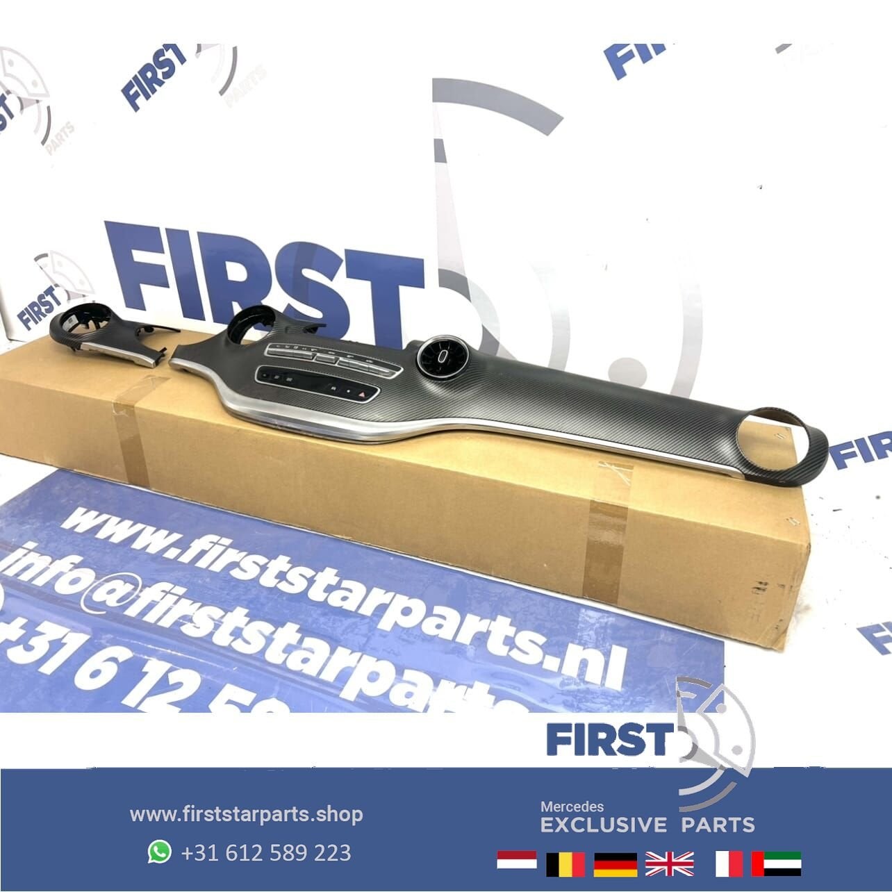 W447 V KLASSE DASHBOARD SIERLIJST SET CARBON Mercedes VKlass, Gebruikt, -, Ophalen of Verzenden, -