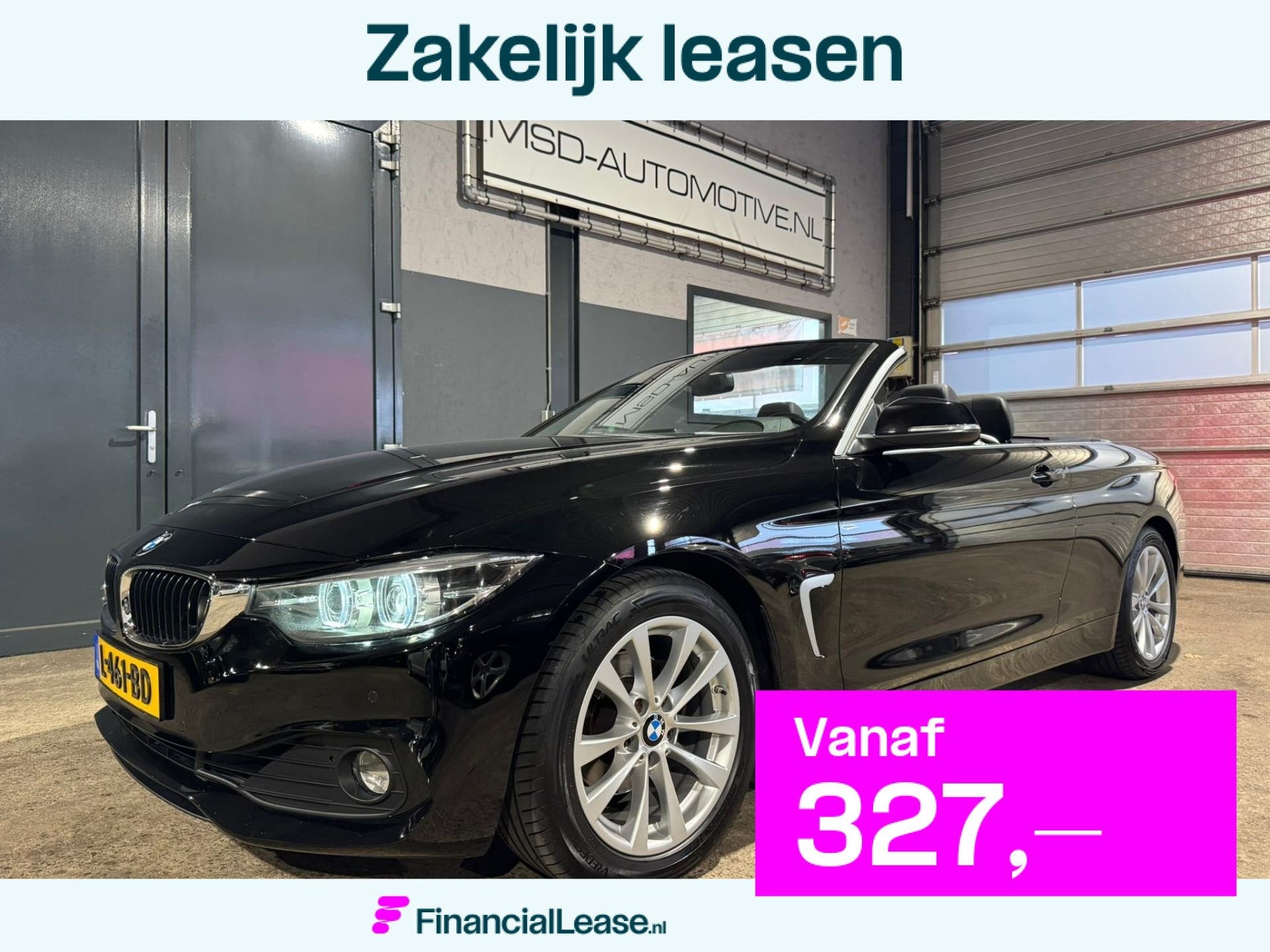 BMW 4-serie Cabrio 420i High Executive Leder Stoelverwarming, Automaat, 1998 cc, Achterwielaandrijving, Gebruikt