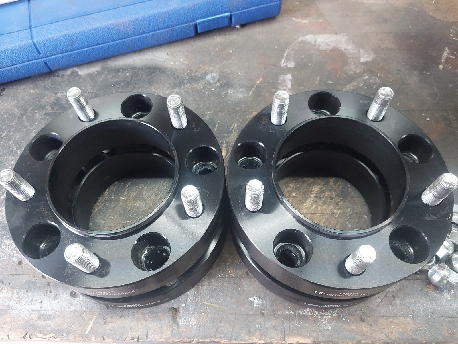 wheelspacers 1.5" - 5x150  voor Toyota Tundra of landcruiser, Gebruikt, Velg(en), Ophalen of Verzenden, Terreinwagen