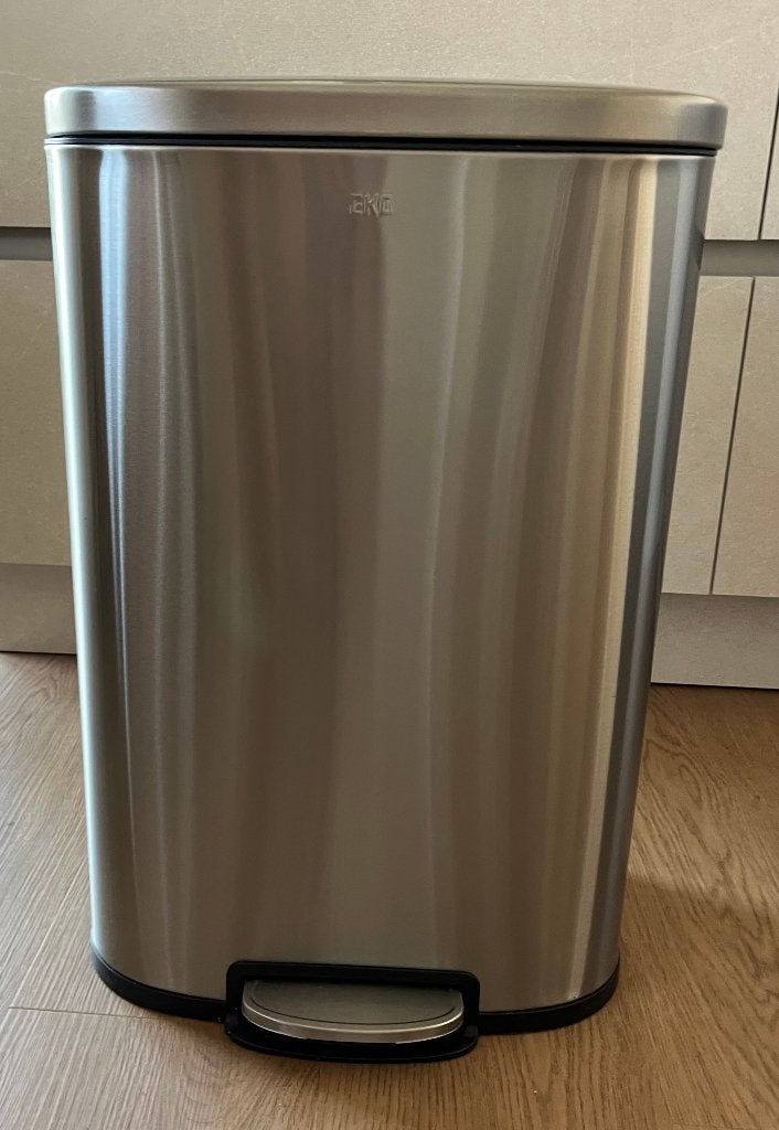 EKO-prullenbak van RVSmet 2x 20 liter, Ophalen, 50 – 75, Met pedaal, 40 liter of meer
