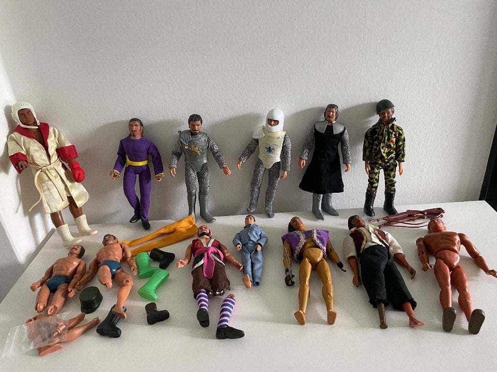 Action figuren, Verzenden, Gebruikt