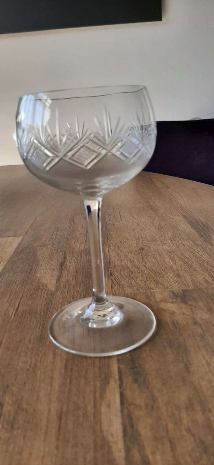 Kristallen portglazen - set van 4 - ca. 1950, Antiek en Kunst, Antiek | Glas en Kristal, Ophalen