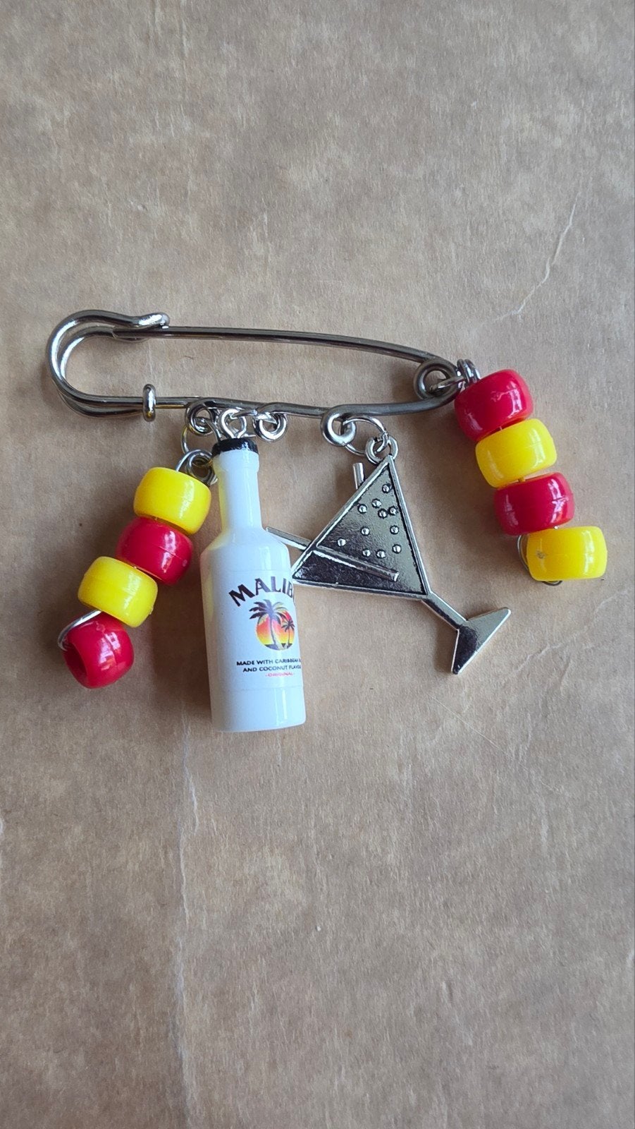 Carnavalsspeld Oeteldonk Den Bosch - Malibu Cocktail, Handgemaakt, Ophalen of Verzenden, Nieuw, Carnaval