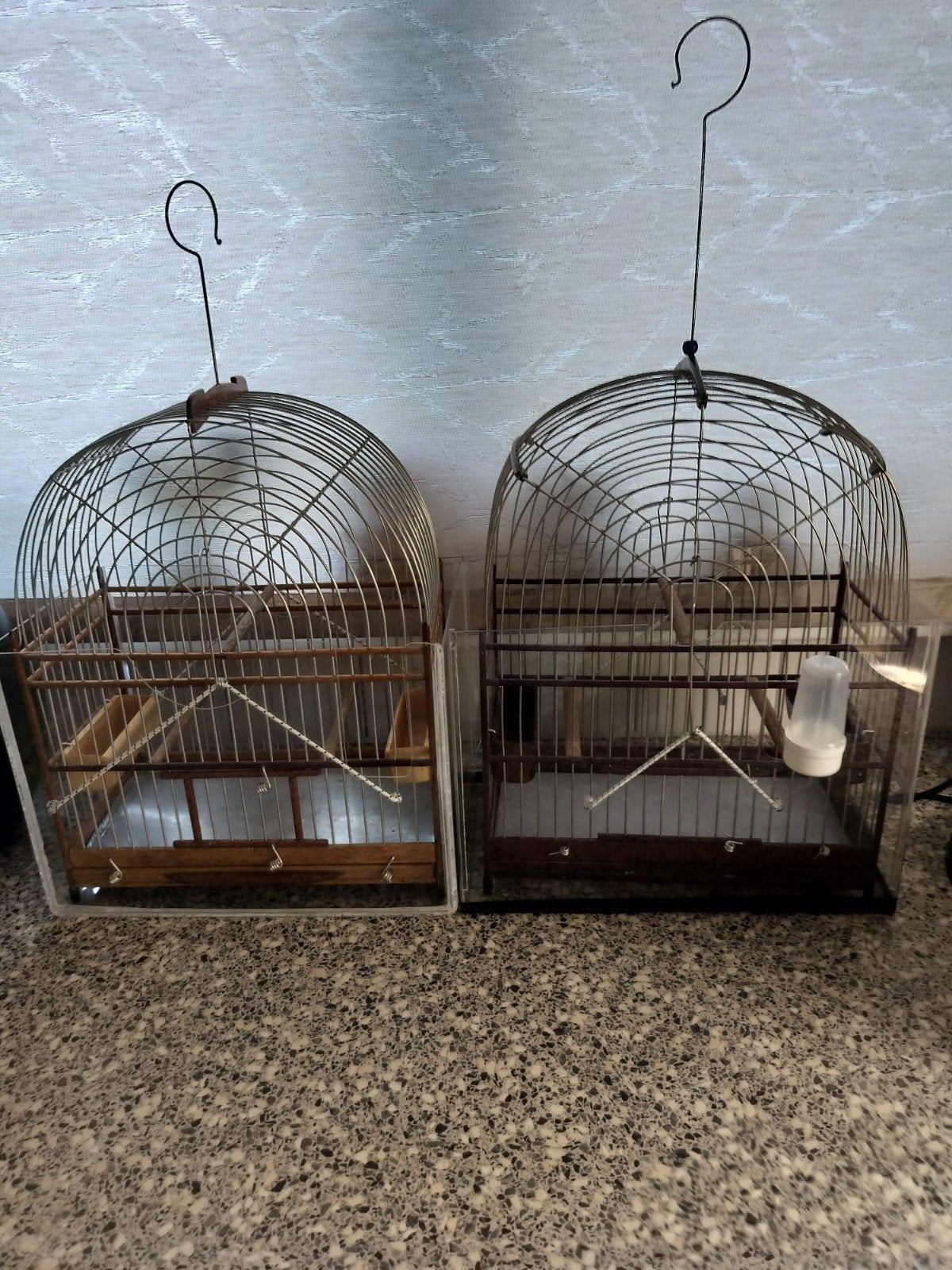 2 stuks Picolet kooi met knoei bak compleet  prijs vast, Ophalen, Zo goed als nieuw, Hout, Vogelkooi