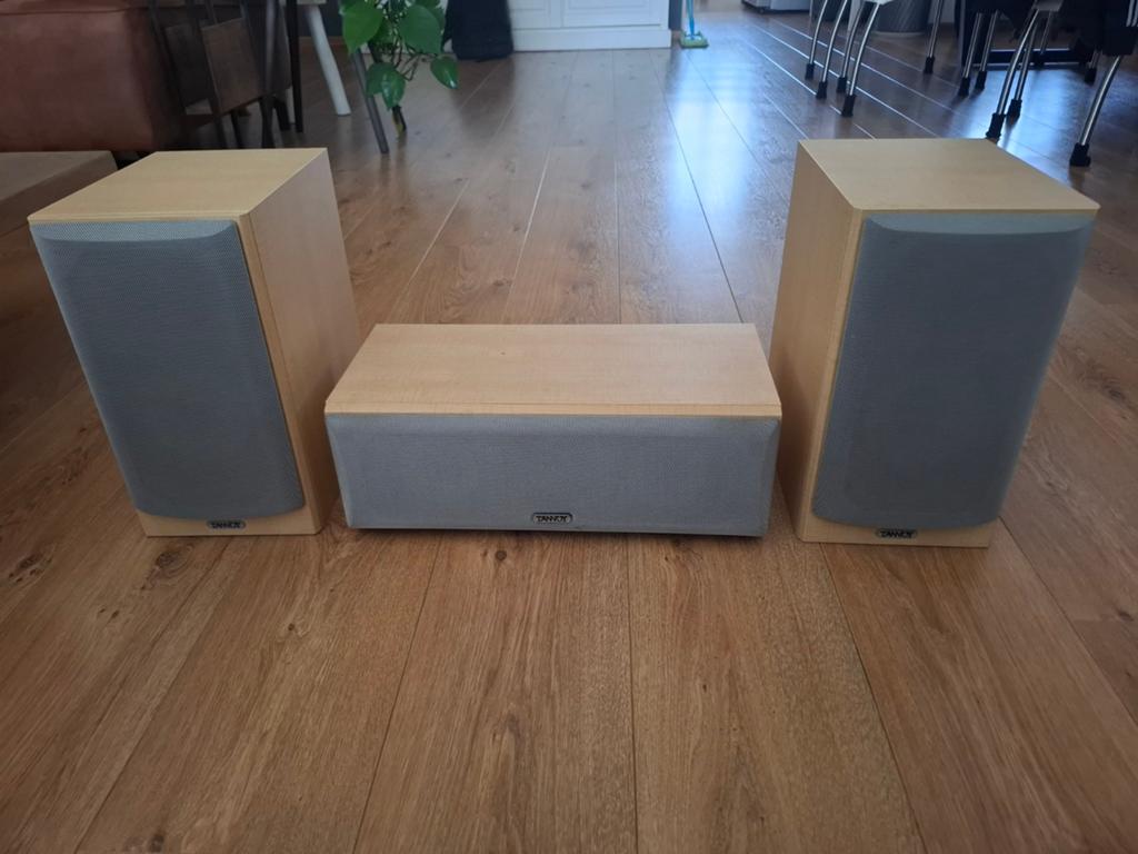 Tannoy Mercury MX2 + center speaker, Ophalen, 60 tot 120 watt, Front, Rear of Stereo speakers, Overige merken