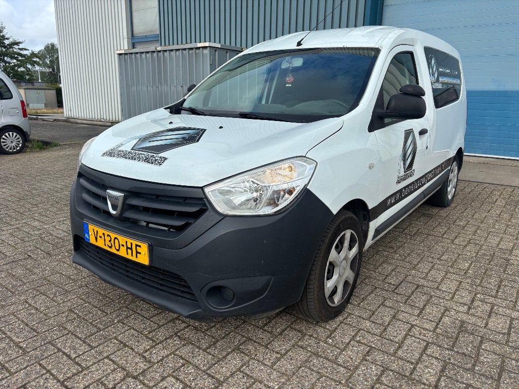 Dacia Dokker 1.5 dCi 75 Ambiance | Airco | Navi | Trekhaak, Stof, 74 pk, 4 cilinders, Wit