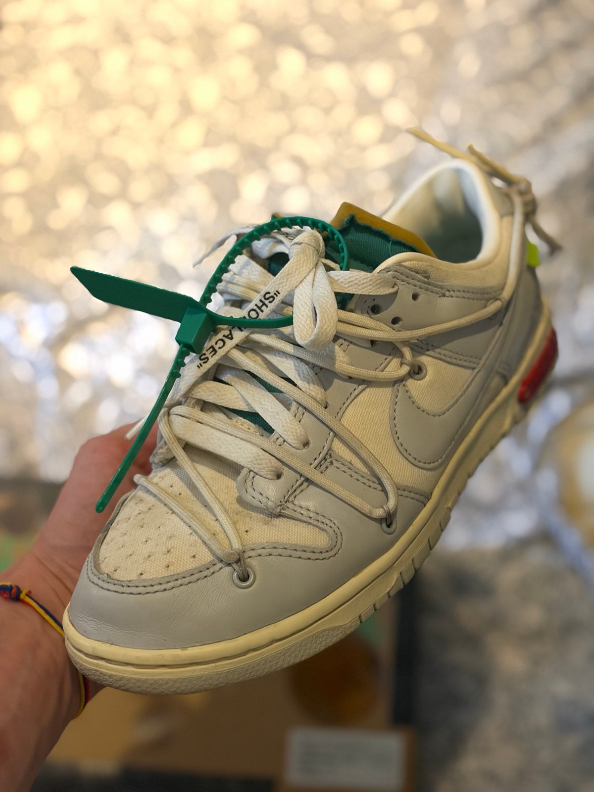 Nike x Off-White Lot 25, Ophalen, Zo goed als nieuw, Wit, Sneakers of Gympen