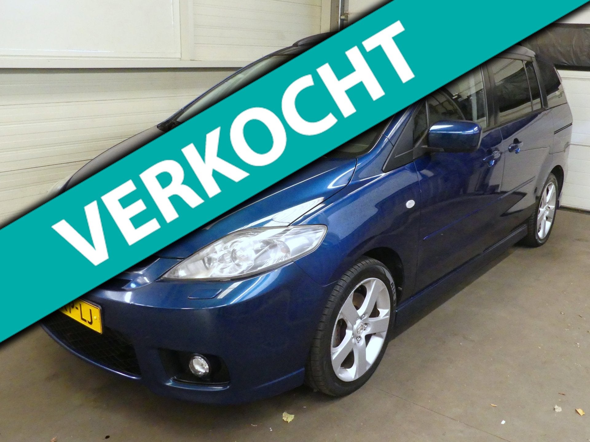 Mazda 5 2.0 Active - 7 Persoons - Trekhaak - Airco - Nieuwe, Auto's, Mazda, Voorwielaandrijving, Stof, Gebruikt, Zwart