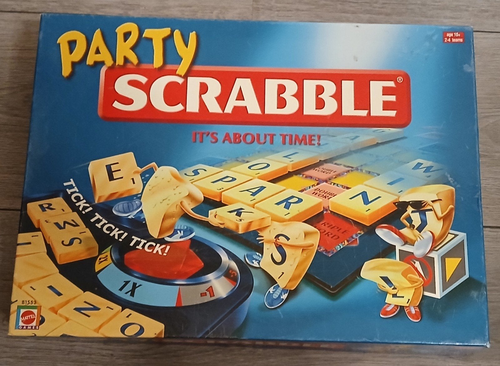 Party Scrabble, Drie of vier spelers, Ophalen of Verzenden, Gebruikt, Mattel