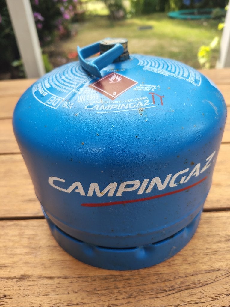 Campingaz fles 904 leeg, Ophalen, Zo goed als nieuw
