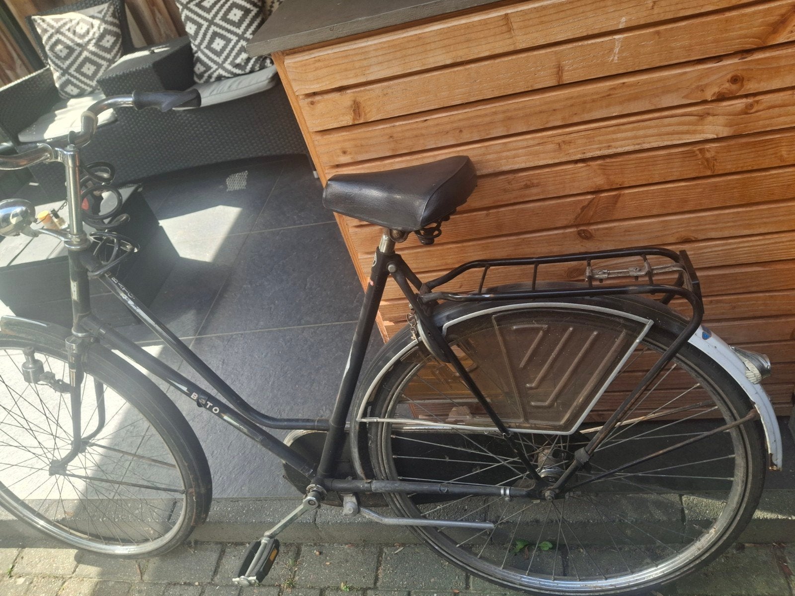 Batavus damesfiets - Klassiek model jaren 60, Terugtraprem, Batavus, Ophalen of Verzenden, 53 tot 56 cm