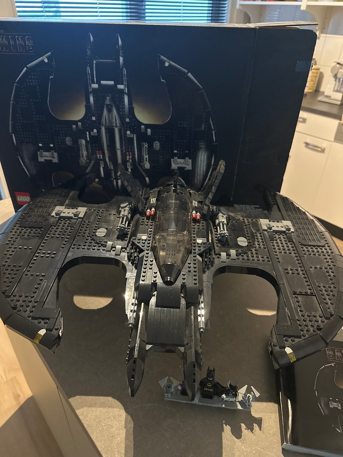 Lego Batwing 1989 met doos en minifiguren, Ophalen of Verzenden, Zo goed als nieuw