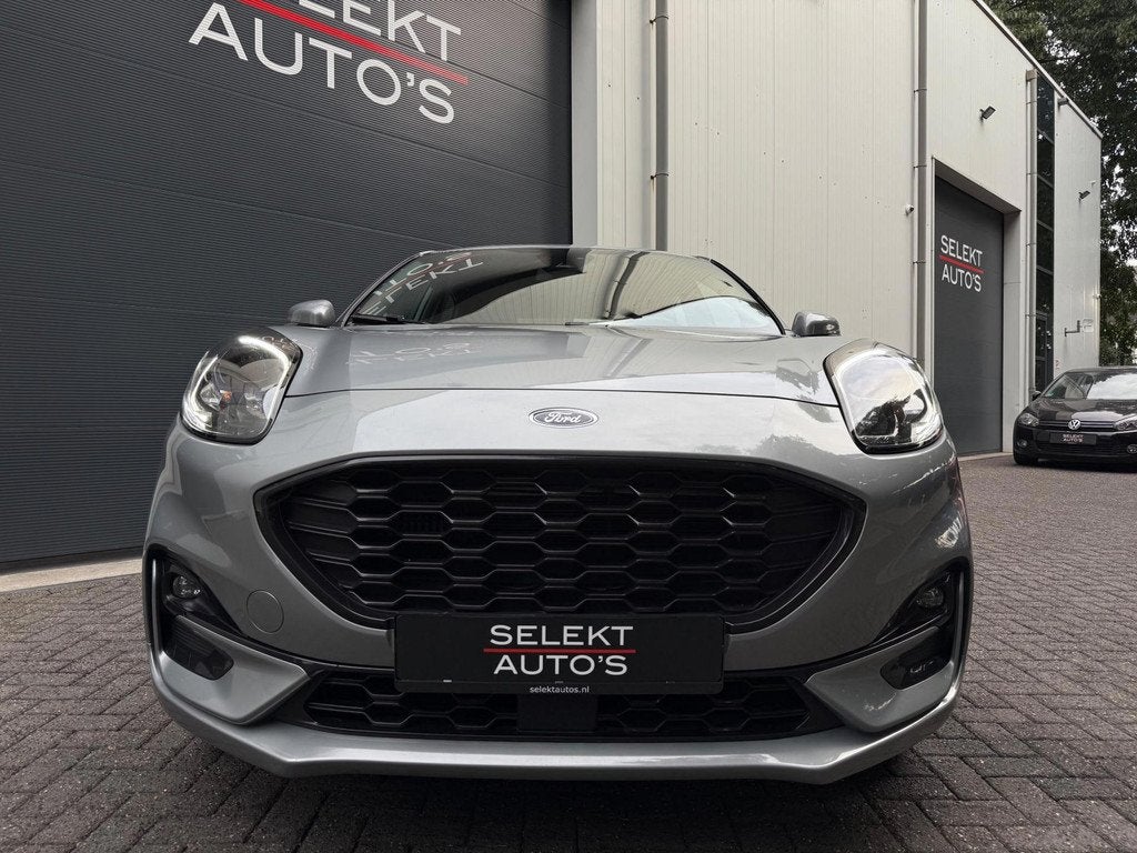 Ford Puma 1.0 EcoBoost Hybrid ST-Line 125 Pk BTW Navi/LED/Cr, Auto's, Ford, Voorwielaandrijving, Zwart, Origineel Nederlands, Bedrijf
