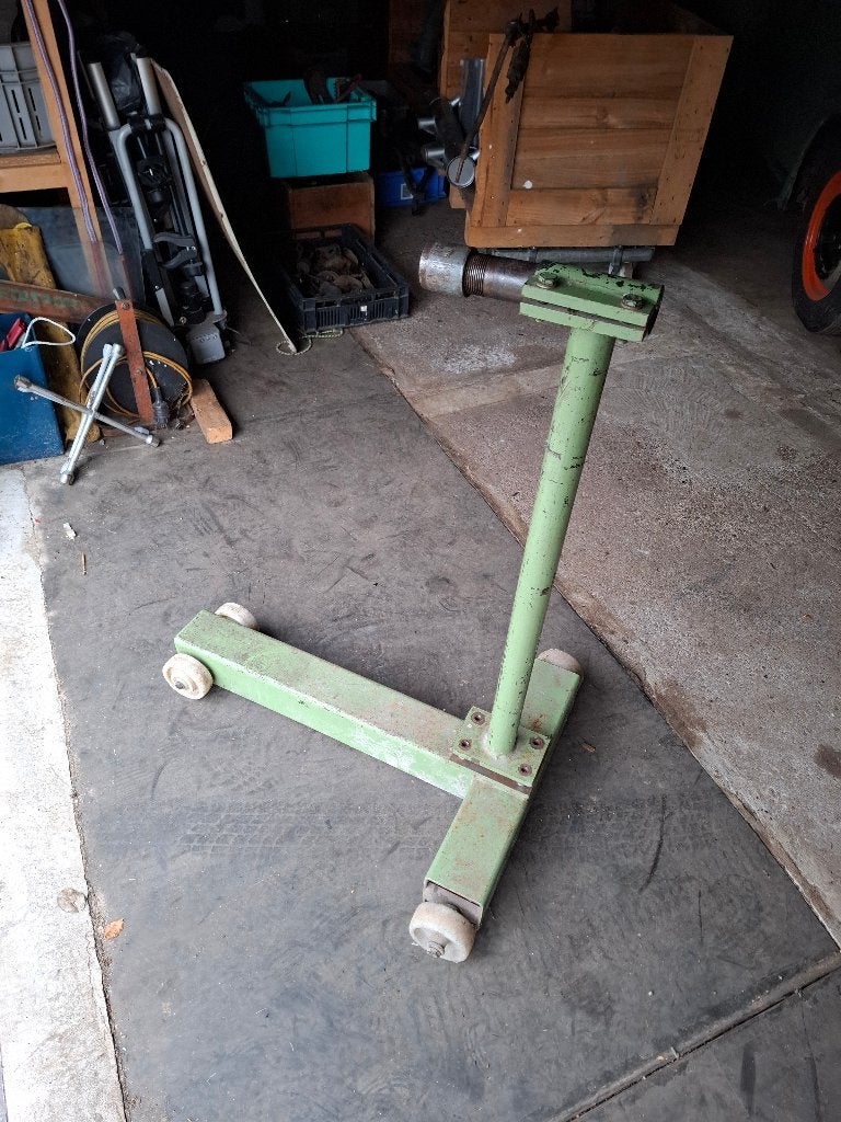 motor ophangsteunen, Ophalen