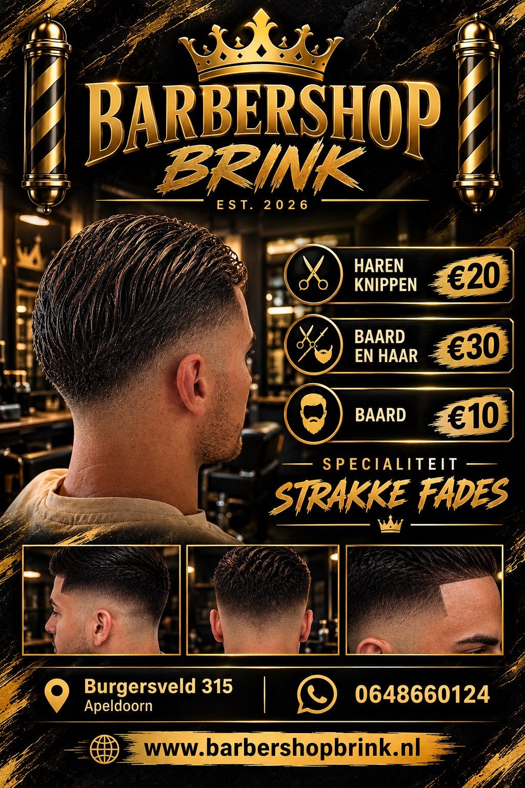 Kapper barber apeldoorn ook op locatie, Komt aan huis, Knippen