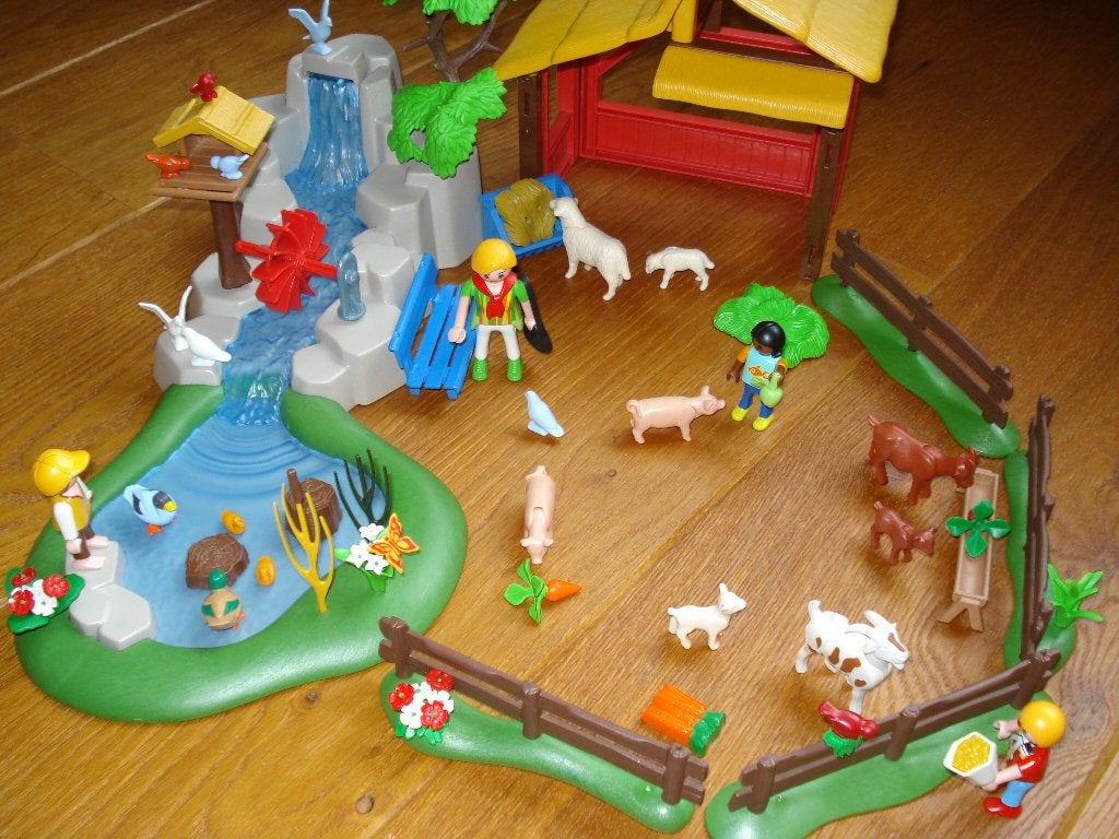 4851 Grote kinderboerderij met veel diertjes 100% compl, Ophalen of Verzenden, Zo goed als nieuw, Overige typen