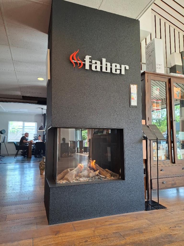 Aanbieding Faber Matrix 800/650 II – Showroommodel, Ophalen, Gebruikt, Inbouwhaard, Gashaard